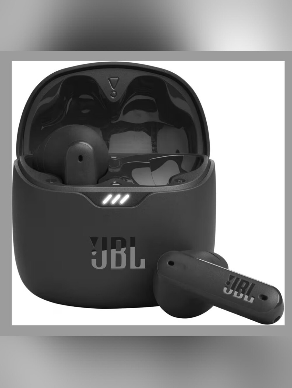JBL Tune Flex Wireless Earbuds in Black with Charging Case